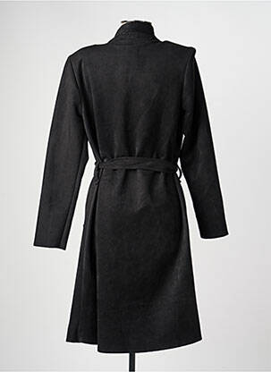 Trench poches sans capuche noir ONE O ONE femme