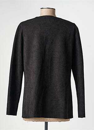 Veste casual col rond noir 100 % FEMININ PARIS femme