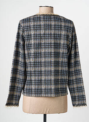 Veste casual col rond gris ALEXANDER & JACOB femme