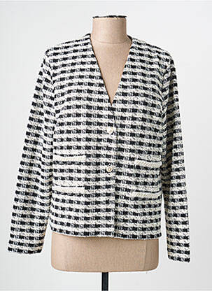 Veste casual coupe droite noir ALEXANDER & JACOB femme