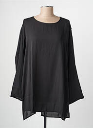 Tunique manches longues col rond noir SEMIOLOGY femme