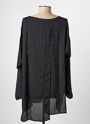 Tunique manches longues col rond noir SEMIOLOGY femme