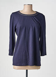 T-shirt manches longues manches longues bleu SIGNATURE femme