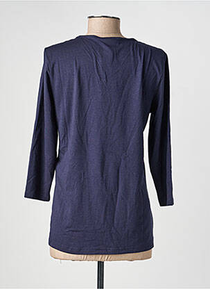 T-shirt manches longues manches longues bleu SIGNATURE femme