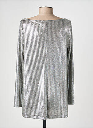 Top manches longues argent AN II VITO femme
