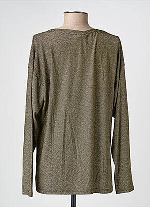 Top coupe fluide manches longues or EGO femme