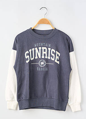 Sweat-shirt manches longues manches longues bleu GARCIA fille