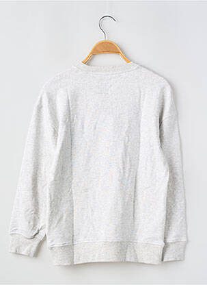 Sweat-shirt broderie manches longues gris GARCIA fille