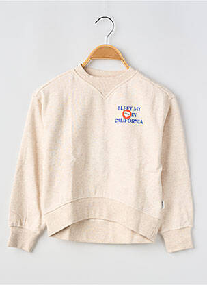 Sweat-shirt manches longues manches longues beige GARCIA fille