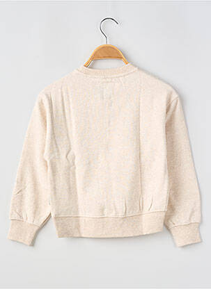 Sweat-shirt manches longues manches longues beige GARCIA fille