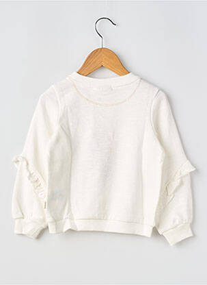 Sweat-shirt manches longues manches longues blanc GARCIA fille