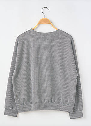 Sweat-shirt manches longues manches longues noir WAY (WAY ARE YOU) BY IKKS fille