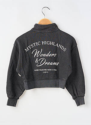 Sweat-shirt manches longues manches longues gris GARCIA fille