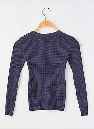 Top coupe cintrée manches longues bleu MOLLY BRACKEN fille