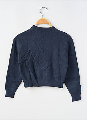 Pull resserrée sur le bas manches longues bleu GARCIA fille