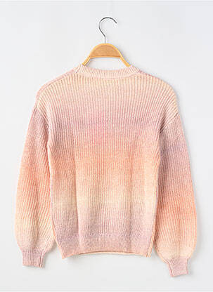 Pull resserrée sur le bas manches longues rose GARCIA fille