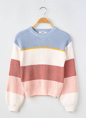 Pull resserrée sur le bas manches longues rose GARCIA fille
