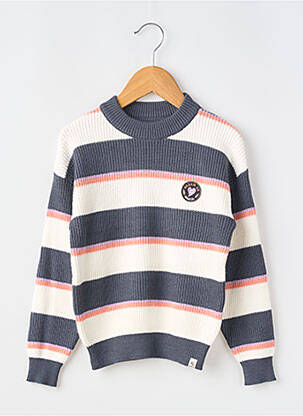 Pull resserrée sur le bas manches longues bleu GARCIA fille
