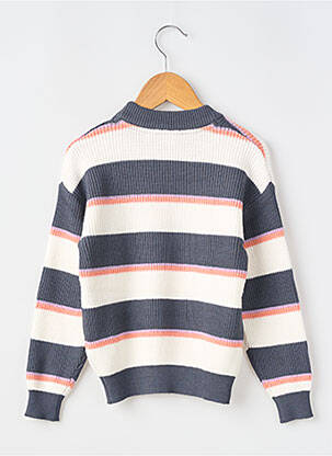 Pull resserrée sur le bas manches longues bleu GARCIA fille