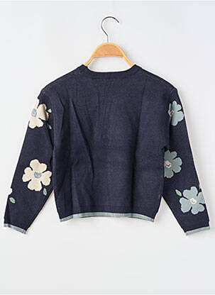 Pull resserrée sur le bas manches longues bleu MAYORAL fille
