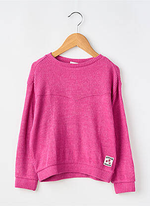 Pull resserrée sur le bas manches longues violet GARCIA fille