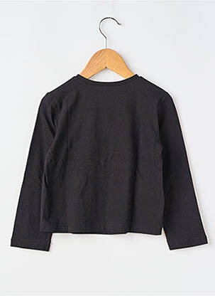 T-shirt stretch manches longues noir MAYORAL fille