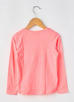 T-shirt stretch manches longues rose GARCIA fille