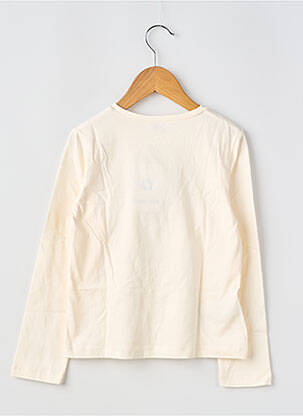 T-shirt stretch manches longues beige MAYORAL fille