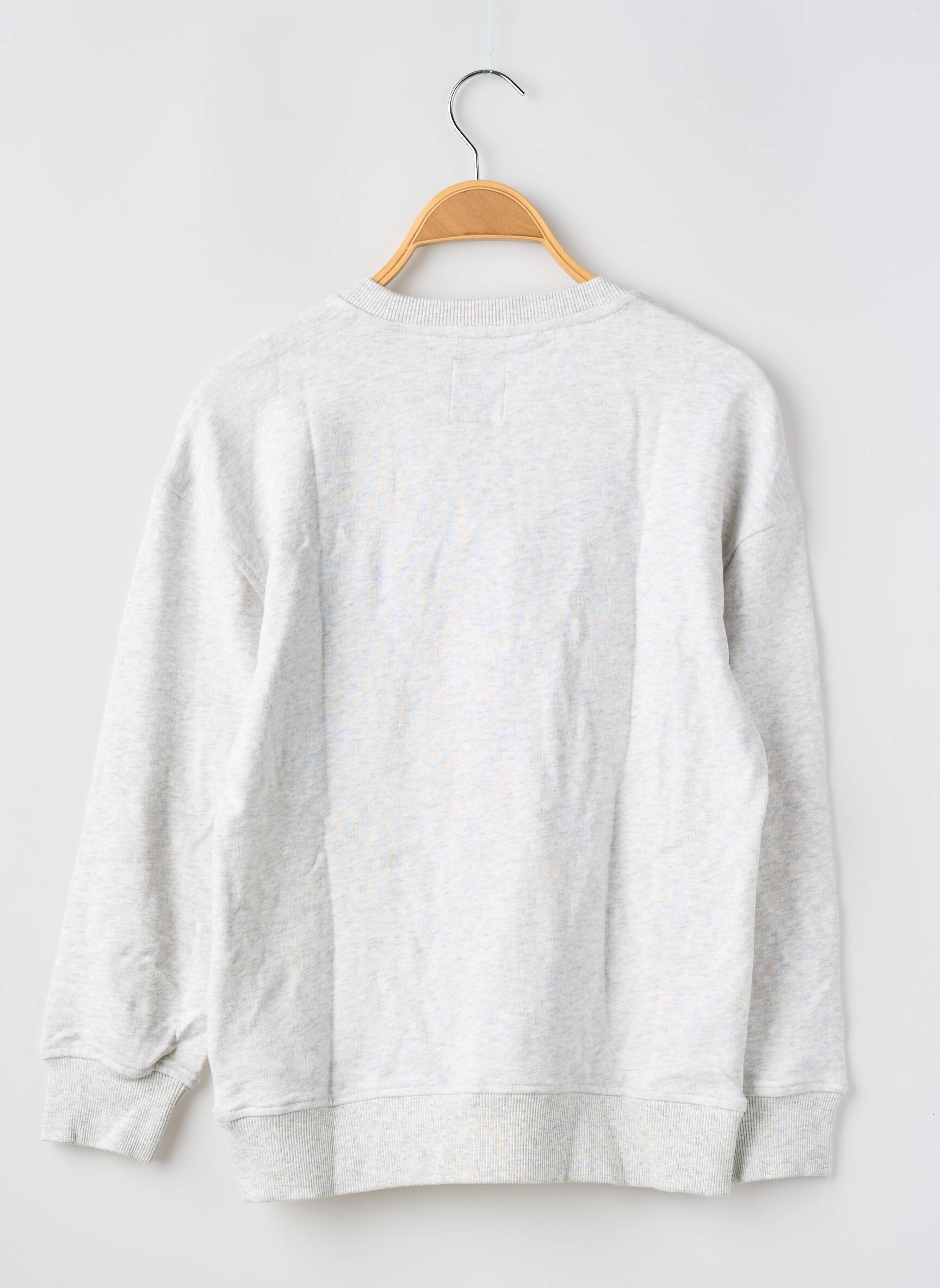 Sweat-shirt broderie manches longues gris GARCIA fille