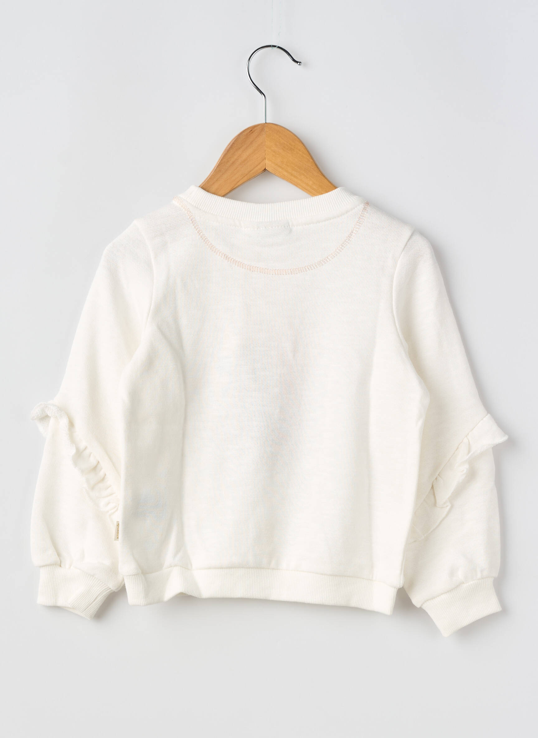 Sweat-shirt manches longues manches longues blanc GARCIA fille