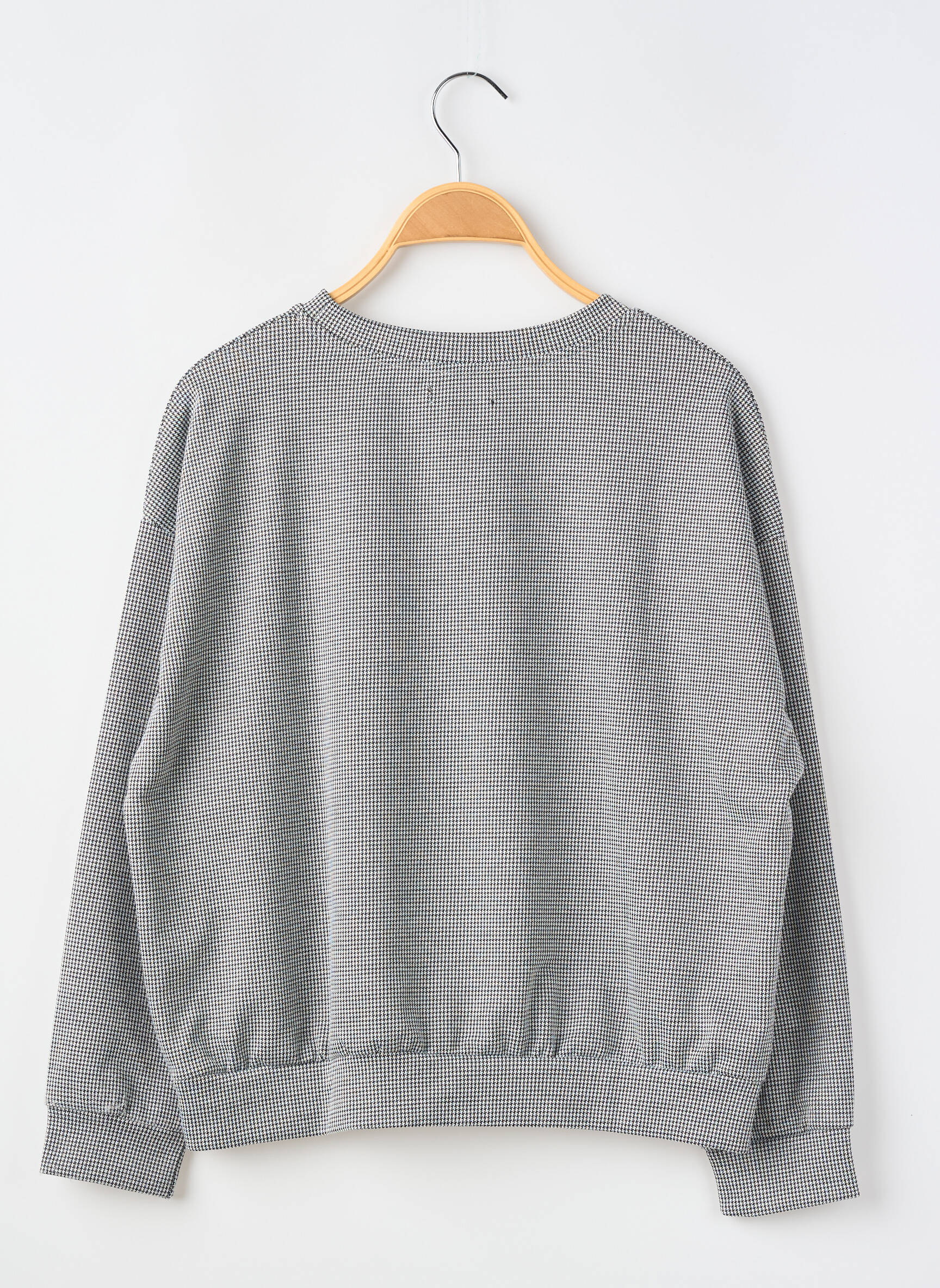 Sweat-shirt manches longues manches longues noir WAY (WAY ARE YOU) BY IKKS fille