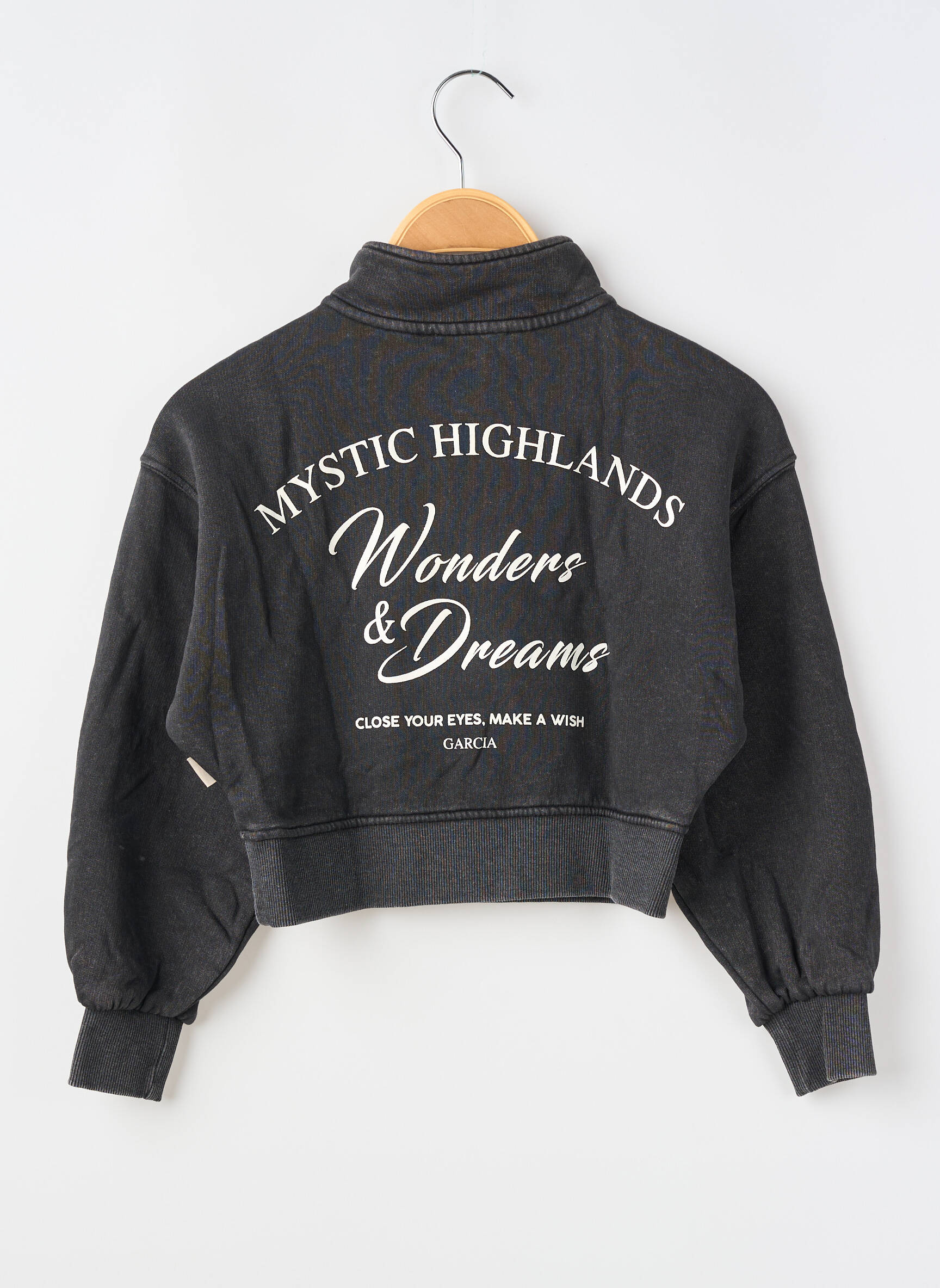 Sweat-shirt manches longues manches longues gris GARCIA fille