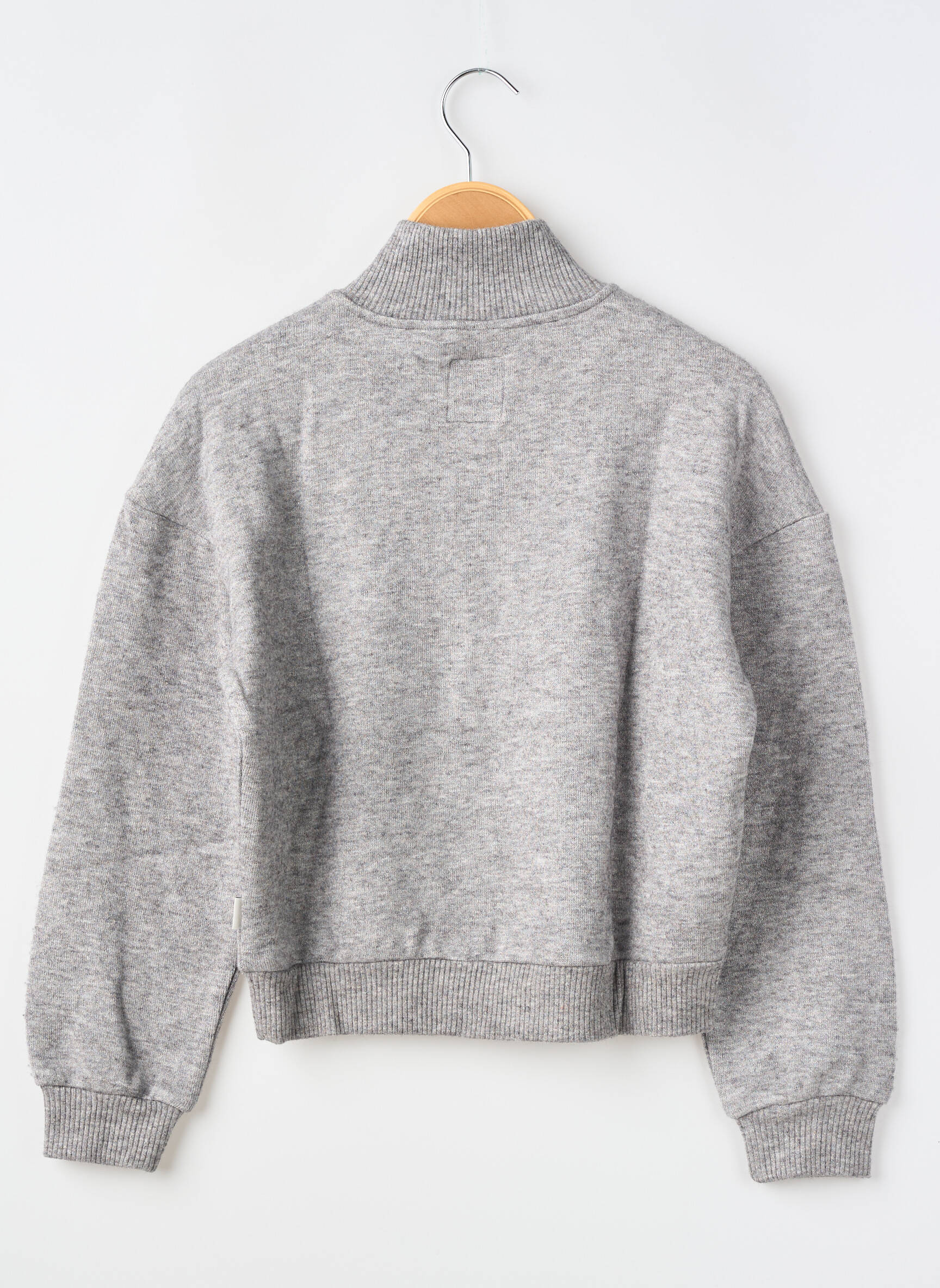 Sweat-shirt manches longues manches longues gris GARCIA fille