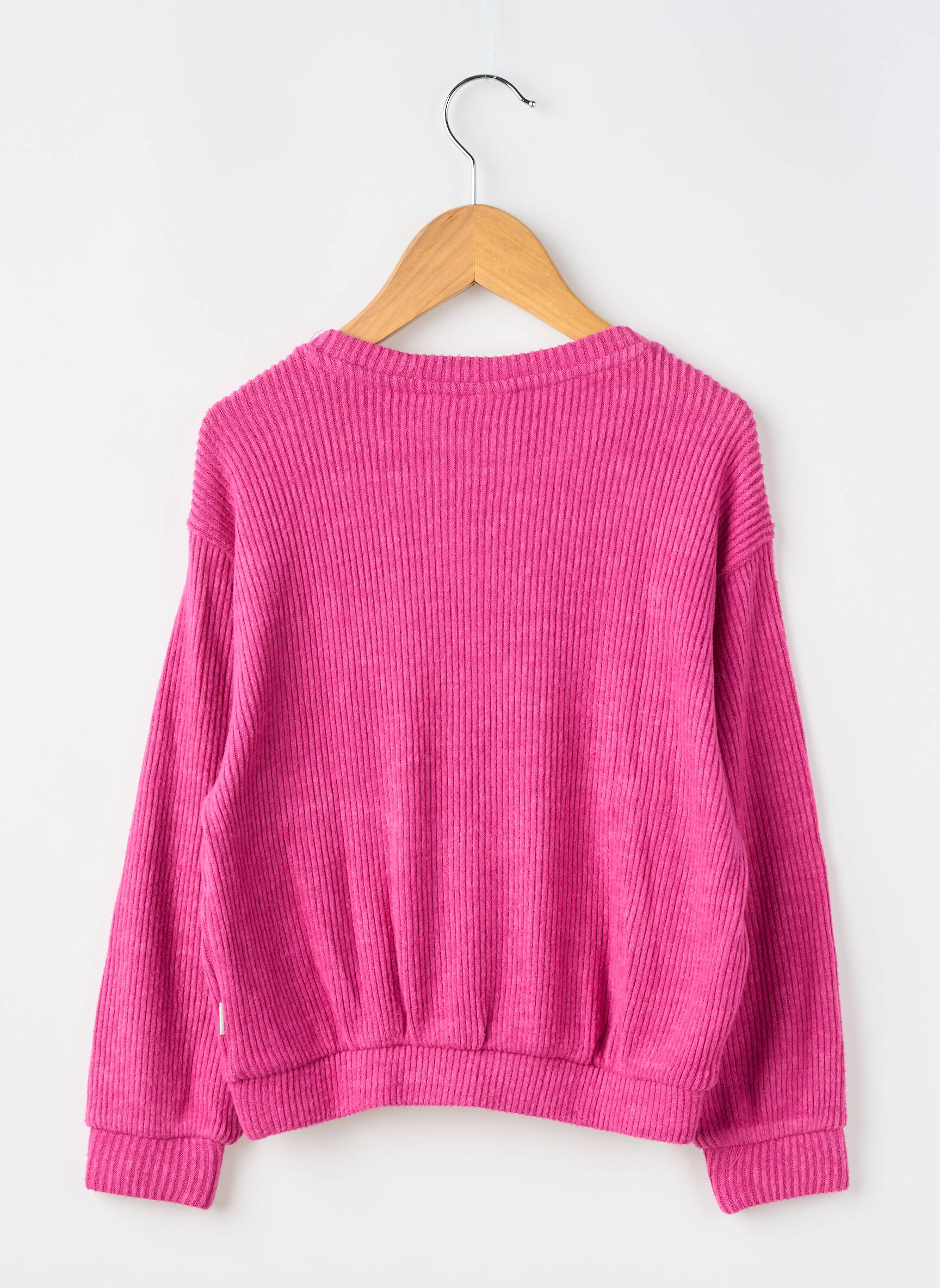 Pull resserrée sur le bas manches longues violet GARCIA fille
