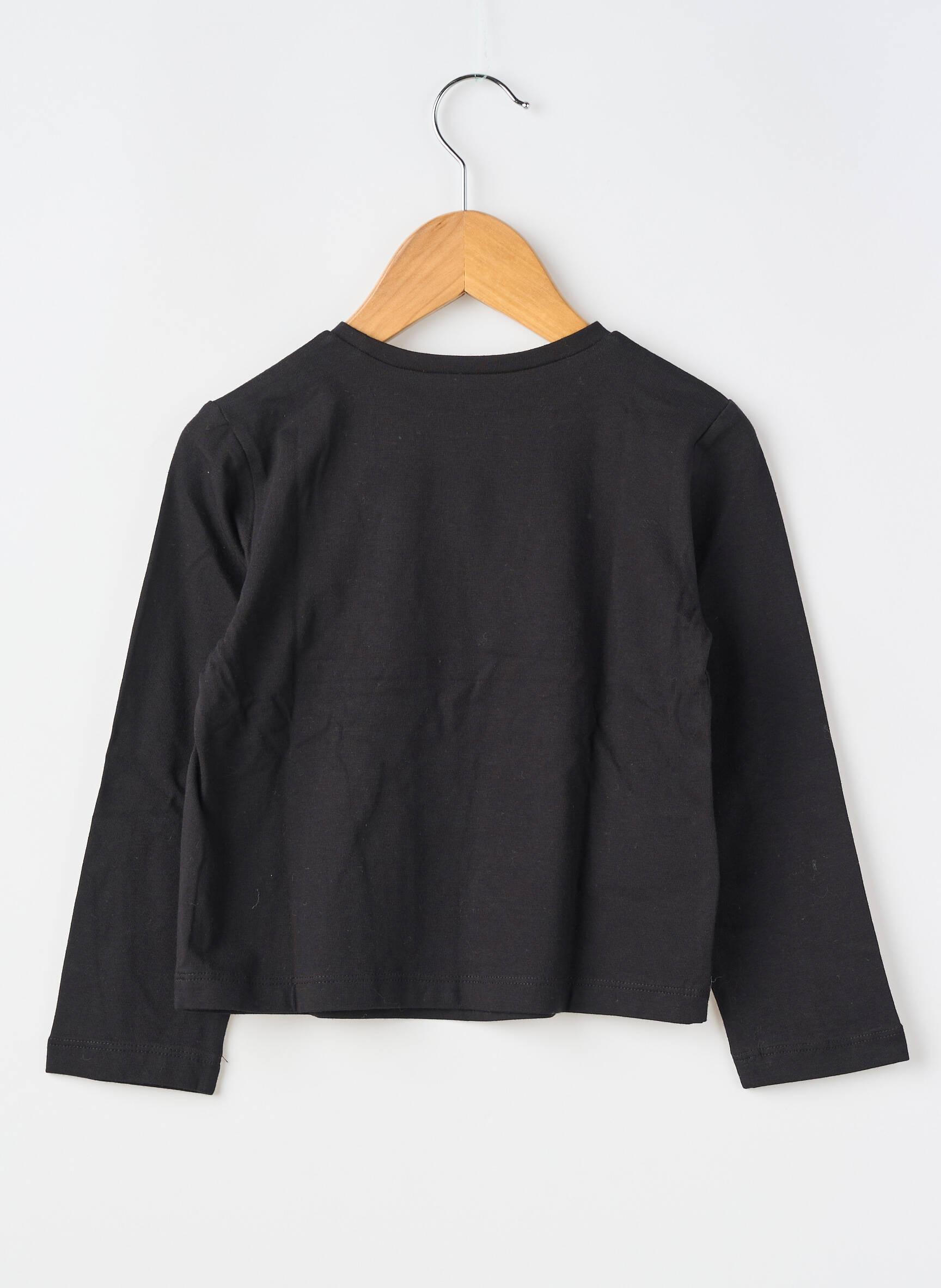 T-shirt stretch manches longues noir MAYORAL fille
