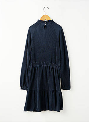 Robe mi-longue fermeture boutonnée au dos manches longues bleu GARCIA fille