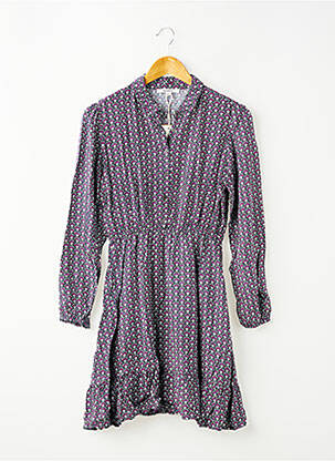 Robe mi-longue manches longues bleu GARCIA fille