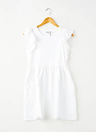 Robe mi-longue manches courtes manches courtes blanc MINI MOLLY BY MOLLY BRAKEN fille