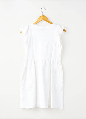 Robe mi-longue manches courtes manches courtes blanc MINI MOLLY BY MOLLY BRAKEN fille