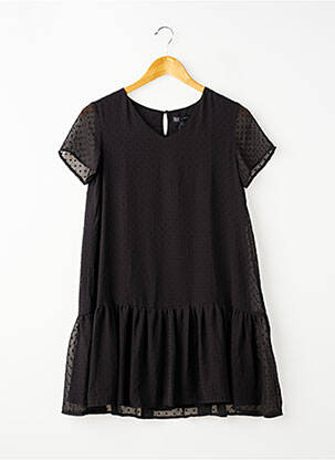 Robe mi-longue manches courtes manches courtes noir WAY (WAY ARE YOU) BY IKKS fille