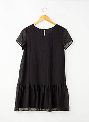 Robe mi-longue manches courtes manches courtes noir WAY (WAY ARE YOU) BY IKKS fille