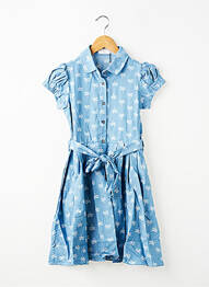 Robe mi-longue manches courtes manches courtes bleu MINI MOLLY BY MOLLY BRAKEN fille