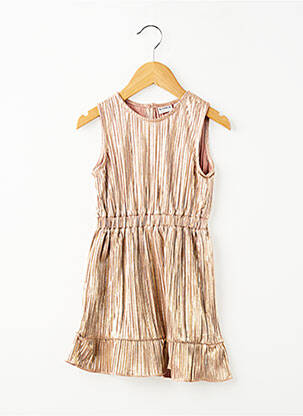 Robe mi-longue sans manche sans manche or GARCIA fille