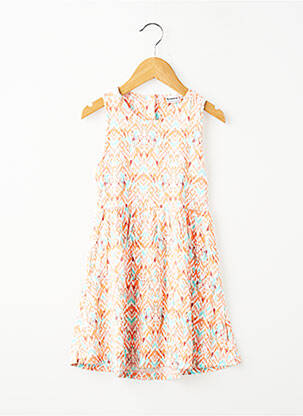 Robe mi-longue sans manche sans manche orange GARCIA fille