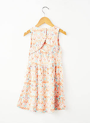 Robe mi-longue sans manche sans manche orange GARCIA fille