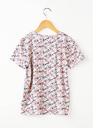 T-shirt coupe cintrée manches courtes rose GARCIA fille