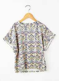 T-shirt stretch manches courtes bleu GARCIA fille