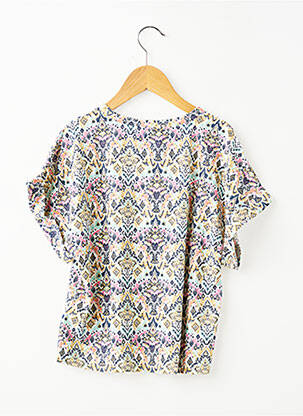 T-shirt stretch manches courtes bleu GARCIA fille