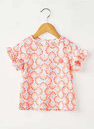 Top manches courtes manches courtes orange GARCIA fille