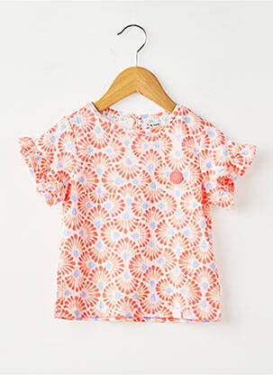 Top manches courtes manches courtes orange GARCIA fille